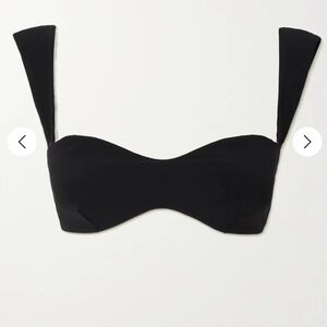 Magda Butrym black Bikini Top